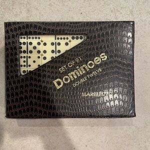 Double Twelve Vintage Dominoes Set of 91